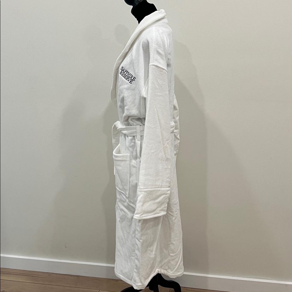 Terrytown Terry Velour Kimono Robes White - Picture 4 of 9